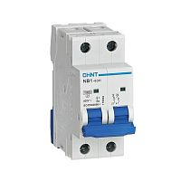 Автоматический выключатель NB1-63H 2P 63A 10кА х-ка D (CHINT) | код 179850 | CHINT