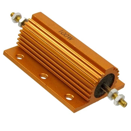 Мощный постоянный резистор RUICHI RX24 100W 5% 2.2K, алюминиевый корпус | код 107591 | Ruichi