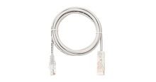 Коммутационный шнур NIKOMAX U/UTP 2 пары, Кат.5 (Класс D), 100МГц, 110-RJ45/8P8C, Ethernet, колпачок с защитой защелки, многожильный, BC (чистая медь), 24AWG (7х0,192мм), LSZH нг(А)-HFLTx, серый, 2м | код NMC-PC2UD05E-020-C-GY | NIKOMAX Сер