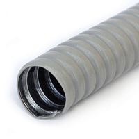 Металлорукав в ПВХ изоляции серый Р3-ЦП-НГ-60 (15м/уп) Промрукав | код PR04.0478 | ПРОМРУКАВ