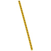 Маркер Duplix - чёрная маркировка на желтом фоне - условное обозначение - плюс | код 038442 | Legrand