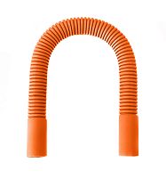 Поворот гибкий гофрированный универсальный оранжевый d20 мм (5шт/225шт уп/кор) Промрукав | код PR13.02469 | ПРОМРУКАВ