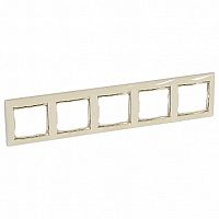 Рамка 5 постов VALENA CLASSIC, слоновая кость | код. 774155 | Legrand
