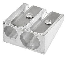 Точилка для карандашей ручная Silwerhof 191091 2 отверстия металл | код 1075680 | SILWERHOF