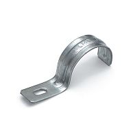 Скоба металлическая однолапковая усиленная противопожарная СМОУ d31-32 мм (50шт/600шт уп/кор) Промрукав | код PR13.02404 | ПРОМРУКАВ