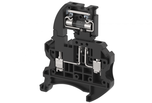 Клемма проходная винтовая 4 мм2 под предохранитель, со светодиодом, на 2 подключения, черная TQF4AD24V-BLACK | код 1203290245 | Elmex Клемма проходная винтовая 4 мм2 под предохранитель, со светодиодом, на 2 подключения, черная TQF4AD24V-BLACK | код 1203290245 | Elmex