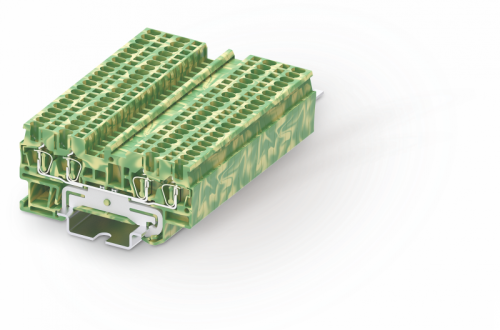 TC1.5-4-PE Клемма TC 2-2 заземл., пружин., сеч.1.5мм2, желто-зел., шт | код TC1.5-4-PE | SUPU TC1.5-4-PE Клемма TC 2-2 заземл., пружин., сеч.1.5мм2, желто-зел., шт | код TC1.5-4-PE | SUPU