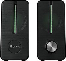 Колонки Оклик OK-120 2.0 черный 6Вт | код 1458485 | Oklick