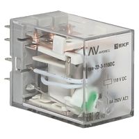 Реле промежуточное RPA 22/4 5A 110В DC EKF AVERES | код rpa-22-4-110DC | EKF