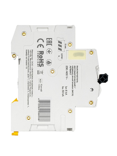 ARMAT Автоматический выключатель M06N 3P C 8А | код AR-M06N-3-C008 | IEK  фото 4