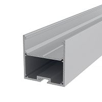 Профиль алюминиевый накладной 50х50 мм 2 м (заказывать отдельно рассеиватель 146-254, заглушки 146-211-1) REXANT | код 146-211 | REXANT