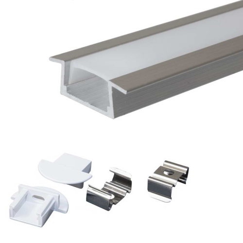 Профиль для светодиодной ленты RUICHI врезной алюминиевый 618-2, 2 м | код 113792 | Ruichi