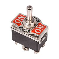 Тумблер 250V 15А (6c) ON-OFF-(ON) двухполюсный REXANT | код 36-4171 | REXANT