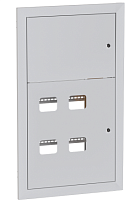 Щит этажный 4 кв. без слабот. отс. (1000х650х150) EKF Basic | код mb28-v-4r | EKF