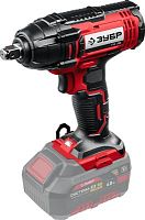 Гайковерт Зубр ГУЛ-255 аккум. патрон:квад.1/2 | код 1871243 | ЗУБР