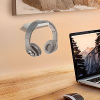 Держатель для наушников, настенный, белый, | код 38-0629 | REXANT