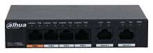 Коммутатор Dahua DH-PFS3006-4GT-60 (L2) 4x100Мбит/с 3PoE+ 1PoE++ 60W неуправляемый | код 1419356 | Dahua