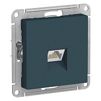Розетка компьютерная 1xRJ45 Cat.5 ATLASDESIGN, изумруд | код. ATN000883 | Schneider Electric