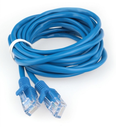 Патч-корд CCA light UTP Гарнизон кат.5e, 3м, литой, многожильный (синий) | код PC-UTP-5e-3-B | Гарнизон