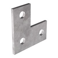 Пластина L-образная 3 отверстия Промрукав | код PR16.1117 | ПРОМРУКАВ