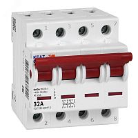 Выключатель нагрузки 4П 32А 400В OptiDin BM63PL-432-УХЛ3 (ВМ63PL) | код 328174 | КЭАЗ