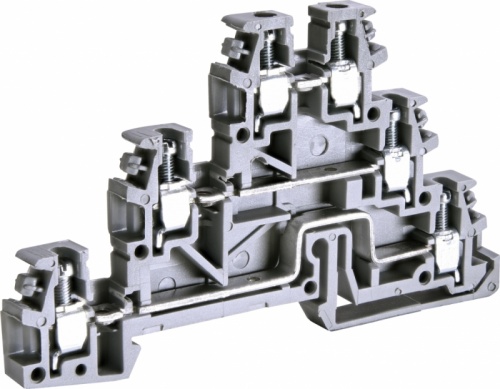 Клемма винтовая трёхуровневая ESC-TLD.2 (2,5 мм2, серая) | код 003903247 | ETI