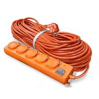 Удлинитель силовой 5х30м с выключателем ПВС 3х1.5 10А IP44 У10-026 | код 9633924 | Universal