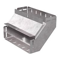 Угол вертикальный внутренний 90 градусов с крышкой Стандарт 300х100 Промрукав | код PR16.0533 | ПРОМРУКАВ