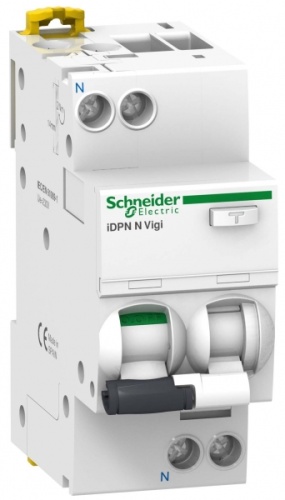 Выключатель автоматический дифференциальный iDPN N VIGI 1п+N 13А C 30мА тип Asi | код. A9D33613 | Schneider Electric 