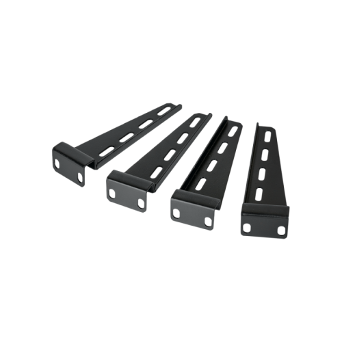 Комплект крепления TLK к стационарным полкам серии SHFS, для направляющих 19“ с L-профилем или стоек TRD, черный | код TLK-SHFS-KR-BK | TLK