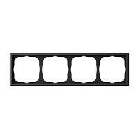 Рамка 4-м ArtGallery универс. карбон | код GAL001004 | Systeme Electric