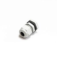 Кабельный ввод (сальник) PG 11 (IP68) d отверстия 5-10 мм серый (3 шт/уп) Промрукав | код PR08.6973 | ПРОМРУКАВ