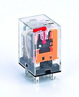 Промежуточное реле 2 конт. с LED инд. и TEST функ. 5А 6В AC ПР-102 | код 23851DEK | DEKraft