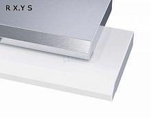 Козырек защитный из нержавеющей стали для компактных шкафов | код R 50.25 S | ПРОВЕНТО