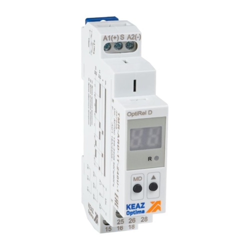 Реле времени OptiRel D TMR-ARD-1T-240U-1 циклическое цифровое 16А 1СО 12-230АС/DC | код 357858 | КЭАЗ