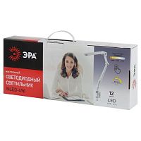 Светильник настольный светодиодный NLED-496-12W-W на на струбцине белый | код Б0052766 | ЭРА