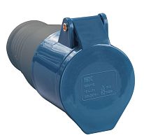 Розетка переносная 1-местный, с заземлением, PSR21-032-3 | код. PSR21-032-3 | IEK