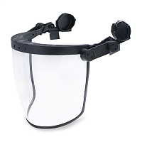 Щиток защитный лицевой КБТ Сфера ВИЗИОН ENERGO RX (экран сферической формы с панорамным обзором из незапотевающего ударопрочного и термостойкого поликарбоната с покрытием от истирания и царапин толщиной 2 мм, скошенная книзу форма для увеличения | код 483