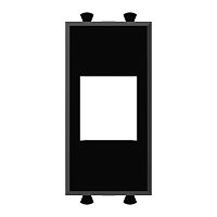 Адаптер без шторки для Keystone, Avanti, Черный квадрат, 1 модуль | код 4402211 | DKC