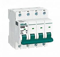 Выключатель автоматический 4Р 40А х-ка C ВА-103 6кА | код 12325DEK | Dekraft