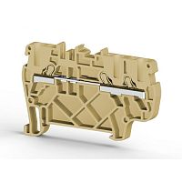 307 434, Клеммник пруж.быстрозажимной (Push in), 3-х выводной, 2,5мм.кв., (красный), PYK 2,5E | код 0.0.0.3.07434 | KLEMSAN