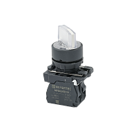 Переключатель 3 положения с фиксацией и подсветкой, белый, 1NO, 24V AC/DC, IP65, пластик MTB5-AK31711 | код 137293 | MEYERTEC
