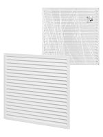 Решетка металл. усиленная 500х500, белая, с покрытием полимерной эмалью, TDM | код SQ1807-0742 | TDM