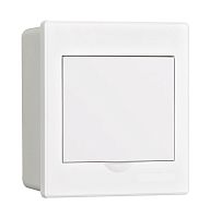 Корпус пласт. навесной бел. дв. 1 ряд 4 мод. IP41 ЩРН-П | код 31084DEK | DEKraft