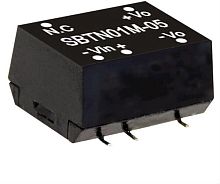 Источник питания DC-DC, 1Вт, вход 21.6…26.4В, выход 15В/6.7…67мА, изоляция 1500В DC, SMD-корпус, -40…+90С | код SBTN01N-15 | MeanWell