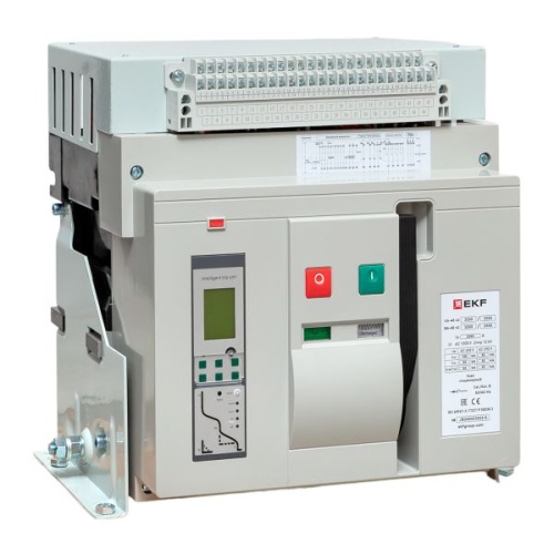 Выключатель автоматический ВА-45 3200/2500А 3P 100кА стационарный v2 EKF | код mccb45-3200-2500-v2 | EKF