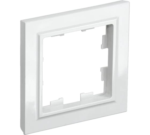 BRITE Рамка 1-мест. РУ-1-БрБ бел. | код BR-M12-K01-PRO | IEK BRITE Рамка 1-мест. РУ-1-БрБ бел. | код BR-M12-K01-PRO | IEK