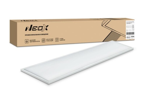 Светильник светодиодный ДВО-01 4040-ОПАЛ 40Вт 4000К 3600лм 230В 180х1195х30мм универс. панель | код 4690612042718 | NEOX Светильник светодиодный ДВО-01 4040-ОПАЛ 40Вт 4000К 3600лм 230В 180х1195х30мм универс. панель | код 4690612042718 | NEOX