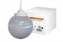 Светильник НСБ 02-60-252 УХЛ4 60 Вт, IP40, шар прозрачный с огранкой 250 мм, шнур белый TDM | код SQ0313-0008 | TDM