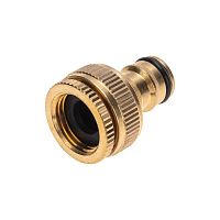 Адаптер латунный 1/2дюйм-3/4дюйм внутренняя резьба с переходником | код 62-0273 | ЧЕТЫРЕ СЕЗОНА